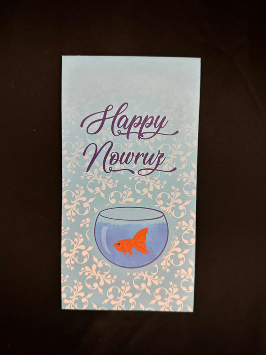 Nowruz Eidi envelope - Goldfish